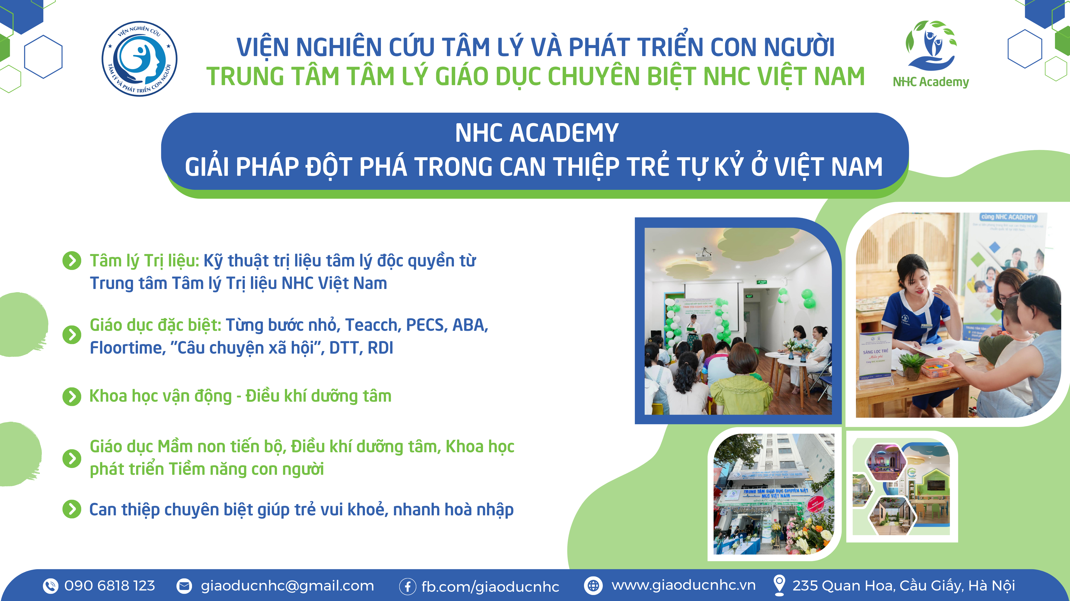 NHC Academy - Giải pháp đột phá trong can thiệp trẻ tự kỷ ở Việt Nam 